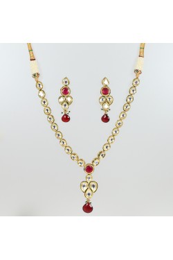Ethnic Kundan Necklace Set